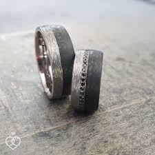 Carbon Ringe Mit Schwarzen Diamanten Schwarzer Diamant Ring Verlobung Diamanten