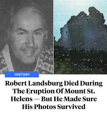 On May 18, 1980, Washington's Mount St. Helens erupted in a cataclysmic  blast that left 57 people dead and an area the size of Chicago completely  devastated. That day, a freelance photographer