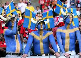 Swedish Fans Get Crazy Football Cheerleaders Soccer Fans Football Fans