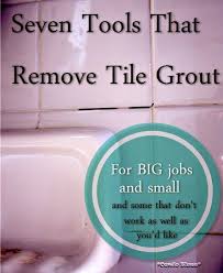 Seven Tools To Remove Shower Tile Grout Cleaning Hacks Tile Removal Tile Grout