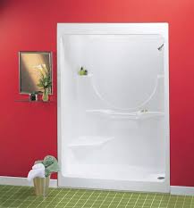 Allegro I 3 Piece With Roofcap Lh Seat Rh Drain At Menards Shower Cubicles Built In Bath Seating