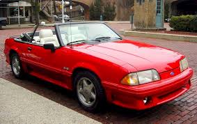 Image result for Bright Red 1991 Mustang
