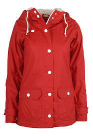 Derbe Peninsula Cozy Rot Regenjacke Jackets Coat Raincoat