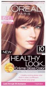 Amazon.com : L'Oreal Healthy Look Creme Gloss Hair Color, 4BR Dark Red  Brown/Cherry Chocolate : Chemical Hair Dyes : Beauty & Personal Care