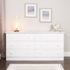 Get 5% in rewards with club o! Prepac Edenvale 6 Drawer White Dresser Whd 5828 6k The Home Depot White Dresser Six Drawer Dresser Furniture