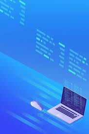 2 5d Computer The Internet Technology Blue Background Images Background Internet Technology