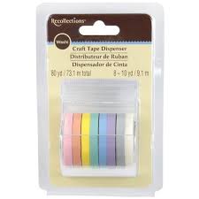 Recollections Washi Tape Dispenser Pastels In 2020 Washi Tape Dispenser Washi Tape Tape Dispenser