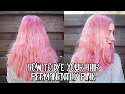 Remove the patch and rinse the dye from your skin. How To Dye Your Hair Permanently Pink Rocknroller Youtube