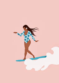 Nicole Namdar Retro Surf Art Surf Drawing Surf Art