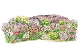 This rock garden in seattle has plants that will tolerate heavy rain in the fall and winter, but will also do well as long as they're given a little water. Rock Garden Plans Garden Planning Rock Garden Design Rock Garden