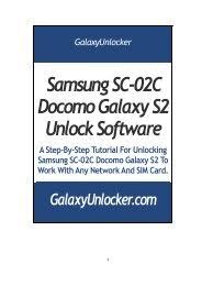In summary, the samsung galaxy tab isn't quite the android tablet we want. Samsung Galaxy Tab P1000l Unlock Software Galaxyunlocker