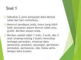Tipe data boolean memakai memori paling kecil. Pengolahan Data Dan Penyajian Data Ppt Download