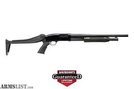 Includes maverick rear pistol grip with quick release button to allow buttstock to fold or unfold instantly. Armslist For Sale Maverick Model 88 Security 12 Ga Pump With Top Folding Stock Nib