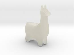 Llama Planters Small By Phnghue On Shapeways Shapeways Prints 3d Printing