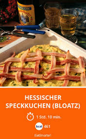 Hessischer Speckkuchen Bloatz Rezept Speckkuchen Rezepte Schichtkase