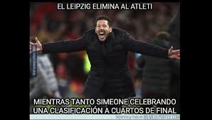 Club atlético de madrid, s.a.d., commonly referred to as atlético de madrid in english or simply as atlético or atleti, is a spanish professional football club based in madrid, that play in la liga. Atletico De Madrid Vs Rb Leipzig Los Mejores Memes Del 2 1 Y Eliminacion Del Equipo Colchonero Champions League Fotos Nczd Futbol Internacional Depor