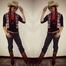 For more western costumes, visit us: Pin For Later 37 Ingenious Halloween Costume Ideas That Cost Just 1 Costumes Cowgirl Woody Fr Cowgirl Costume Cowgirl Costume Diy Farmer Halloween Costume