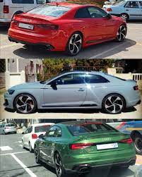 The Brand New Audi Rs5 Has Shown It S Face Around South Africa In Various Colours Ahead Of It S Local Launch Misano Red Nardo Grey O Audi Rs5 Nardo Grey Audi