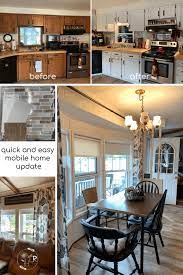 The kitchen has become the favorite room in the house for the clients. Mobile Home Remodel Before And After Our Re Purposed Home