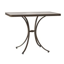 Tropitone Site Furnishings Glass Dining Table Frame Color Greco Umbrella Hole Yes Glass Dining Table Concrete Dining Table Square Dining Tables