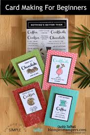 Today i bring you a quick and easy card making tutorial that anyone can make. Complete Guide To Stamps 9 Easy Cards Card Making For Beginners Simple Cards Card Making Chocolate Card