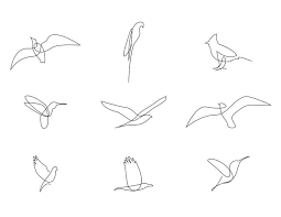 One Line Birds By Addillum Tattoo Ideen Addillum Birds Ideen Line Tattoo Tatuaggi Stile Line Idee Per Tatuaggi Tauaggio Piccolo