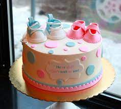 Gender Reveal Cake Keeps The Surprise Whipped Bakeshop Philadelphia Baby Reveal Cakes Shower Cakes Gender Reveal Cake