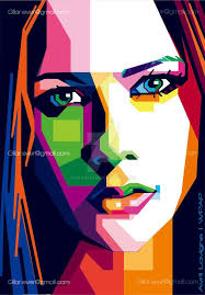 как сделать фотографию в стиле поп арт в фотошопе Avril Lavigne Pop Art Face Pop Art Pop Art Portraits