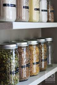 Real Simple Home Real Simple Open Pantry Mason Jar Storage Pantry Shelf