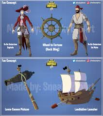 Pubg or fortnite?, the balance will switch to the second option, as my opinion is based not strictly on a. Skin Concept Pirate Themed Skins Cannon Pickaxes And Ships That Fly Fortnitebr