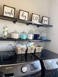 Laundry Sign Farmhouse Wall Decor Fold Wash Dry Repeat Laundry Room Decor Wooden Rustic Wall Sign Framed Wall Sign Farmhouse Sign Laundry Room Decor Dream Laundry Room Laundy Room