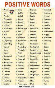 Positive Words English Vocabulary Words Good Vocabulary Words Learn English Words