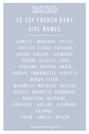 As you can see, some of them are really old and derive from greek or hebrew, while a few are fairly recent. The Top 70 French Baby Names For 2020 Sleep And The City