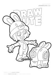 How To Draw Bunny Penny Brawl Stars Draw It Cute Fanart Brawlstarsfunny Brawlstars2019 Brawlstarsmeme Star Coloring Pages Bunny Drawing Coloring Pages