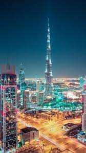 Business In Dubai City Wallpaper City Skyline Night City Iphone Wallpaper