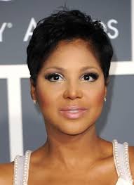 And for the woman with relaxer in her hair, you can sport a pixie cut, bob, fingerwave. Short Haircut For Women Stylish Pixie Cut In Black Toni Braxton S Hairstyle Hairstyles Weekly