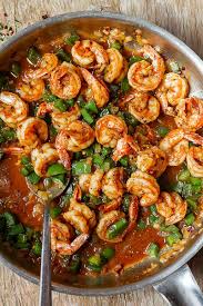 Spicy Shrimp Recipe With And Green Peppers Skillet Shrimp Recipe Spicy Recipes Stuffed Peppers Recipes