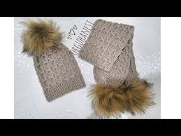 Tekli Capraz Burgu Orgu Modeli Bebek Atki Bere Takimi Youtube Crochet Baby Winter Hats Crochet Hats