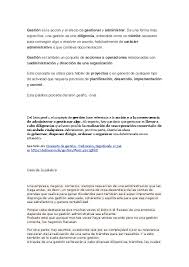 Un ejemplo de ello sería el dinero. Doc Gestion Es La Accion Fernando Sanchez Academia Edu