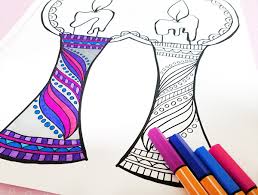 Coloring pages of animation movies, tv and animated books characters. Shabbat Coloring Page For Adults Jewish Moms Crafters