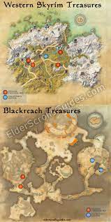 Eso Blackreach Greymoor Caverns Treasure Map 2 Western Skyrim & Blackreach Treasure Maps | Elder Scrolls Online Guides