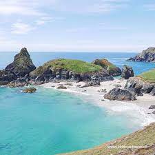 The coast path runs along here and you can walk to lizard point where there is the old lifeboat station and lighthouse. Kynance Cove Lizard Peninsula Beaches Cornwall Beaches