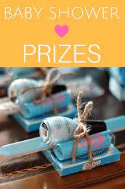 25 Popular Baby Shower Prizes That Won T Get Tossed In The Garbage Baby Shower Game Prizes Baby Shower Prizes Baby Shower Diy