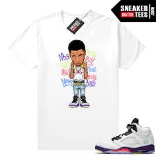 Jordan 5 Ghost Green Shirts Sneaker Match Tees