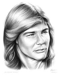 Jan Michael Vincent By Greg Joens Celebrity Art Drawings Celebrity Drawings Cool Pencil Drawings