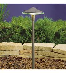 Kichler 15817azt Kichler Lighting Led Glass Metal Landscape 12v Led Path Spread In Textured Architectural Bronze 15817azt