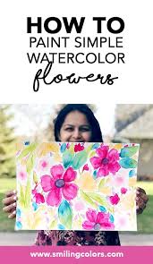 Work on the center of your flower. Simple Watercolor Flowers Using Tombow Dual Brush Pens Smiling Colors