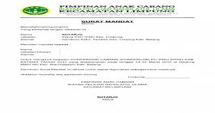 Dengan contoh draft surat mandat ini kita akan belajar menyusun surat untuk kepentingan tersebut. Contoh Surat Mandat Ipnu Ippnu