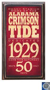 Display your spirit with officially licensed alabama office supplies, home furnishings, and more from the ultimate sports store. Alabama Crimson Tide Home Decor Wall Art Plaque Sign Gift Present Traditional Game Room Wall Art And Signs By Crestfield