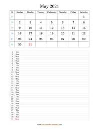 Print your may calendar in vertical layout now! Printable May 2021 Calendar With Space For Appointments Vertical Free Calendar Template Com